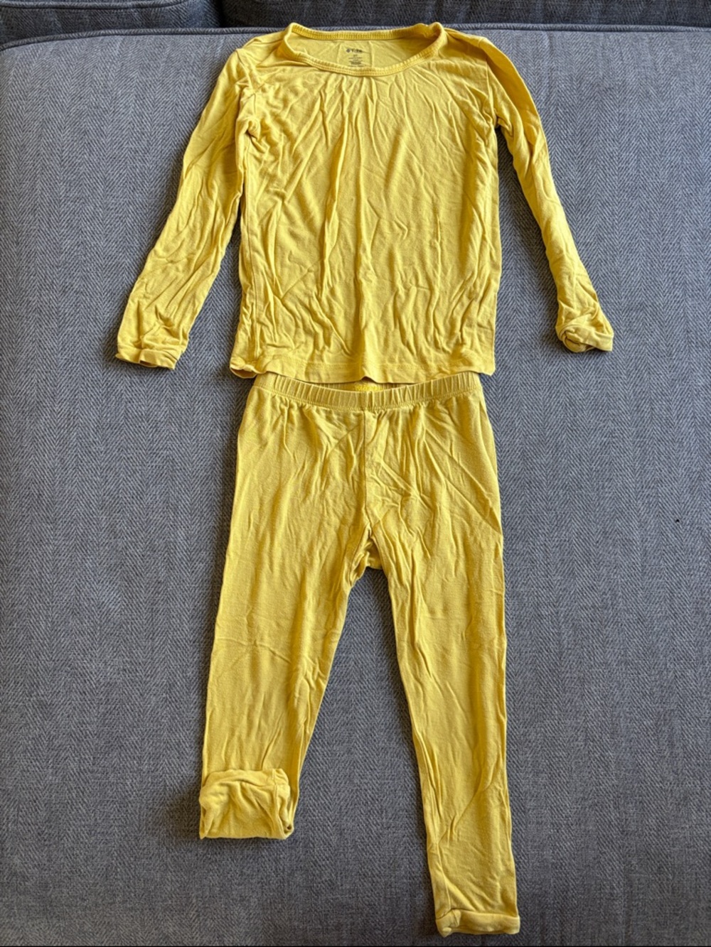 Kyte BABY Yellow Long Sleeve Pajama Set